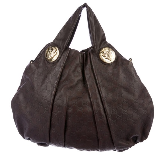 Gucci Guccussimma Embossed Hysteria Large Hobo - Picture 1 of 8